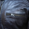 Men Dark Brown Leather Jacket - Image 10